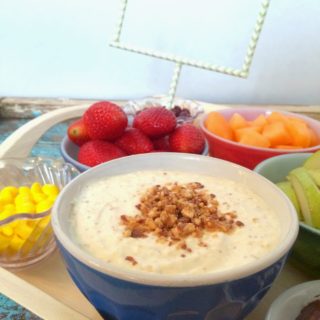 game day candy fruit dip easy game day recipe