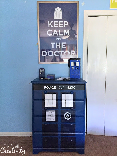 Dr. Who room makeover Dr. Who furniture