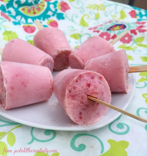Delicious strawberry watermelon popsicles are perfect for a hot summer day 