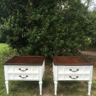 farmhouse fun end table makeover