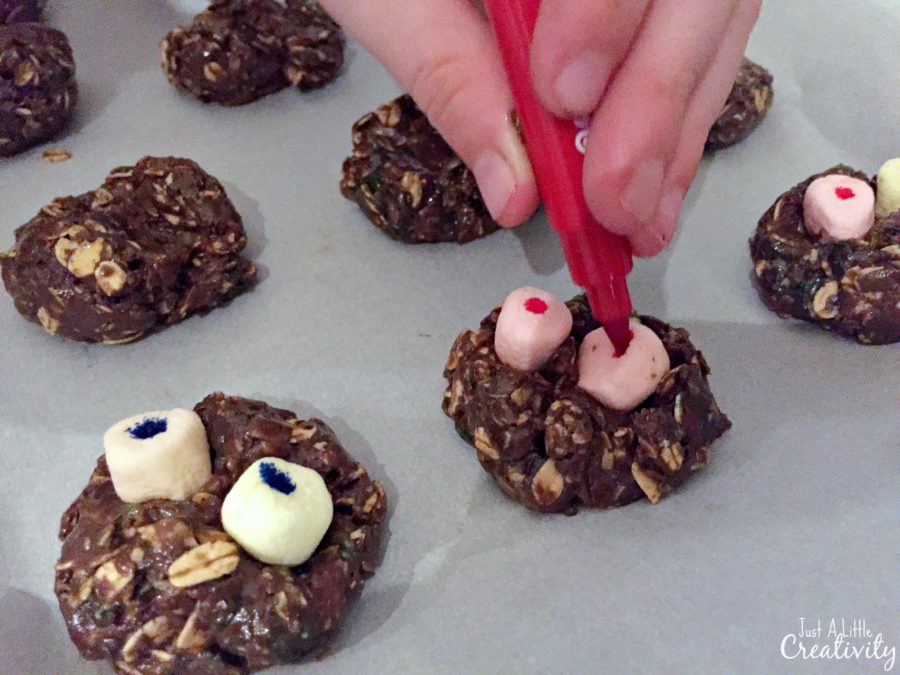 make nutella monster cookies