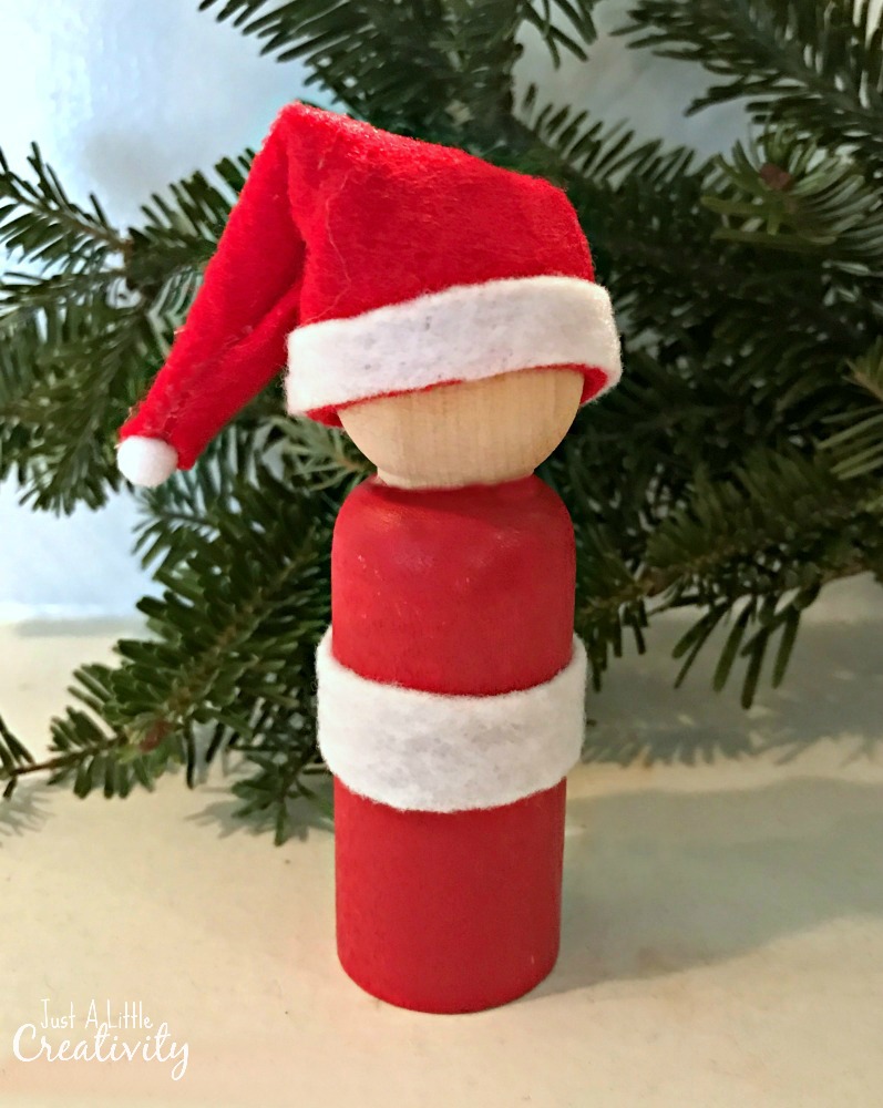 DIY Santa Claus Waldorf doll