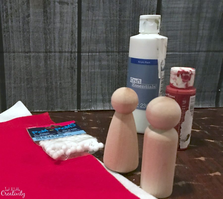 Waldorf style Christmas dolls supplies