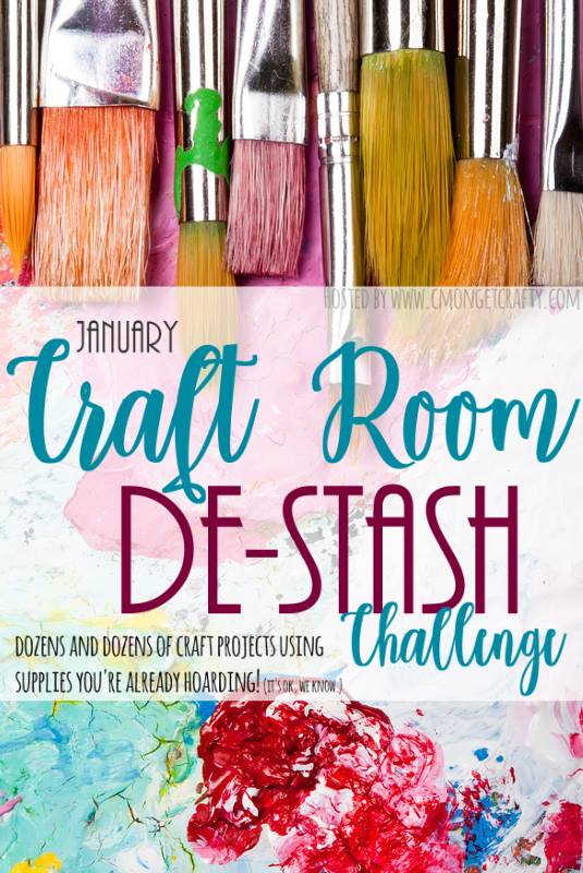 January Craft Room Destash Challenge