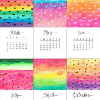 2017 Mini Calendar by Dawn Nicole Designs