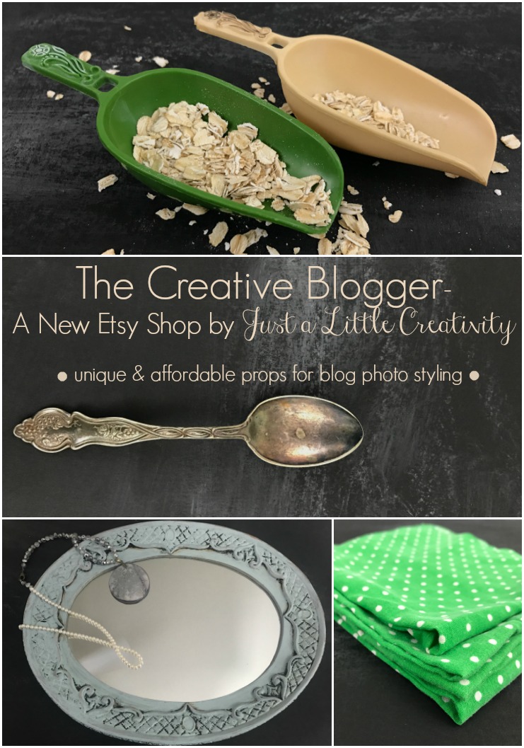The Creative Blogger a new Etsy shop for blog photography props 