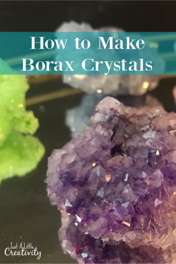 Beautiful colorful crystals made from Borax | DIY tutorial | How to make crystals from Borax