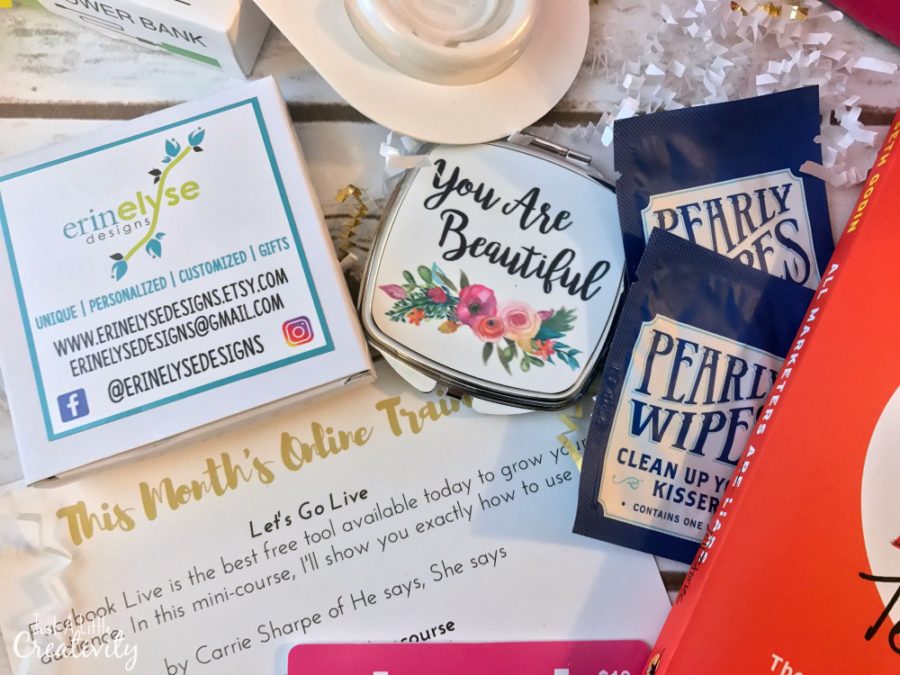 subscription box with mirror