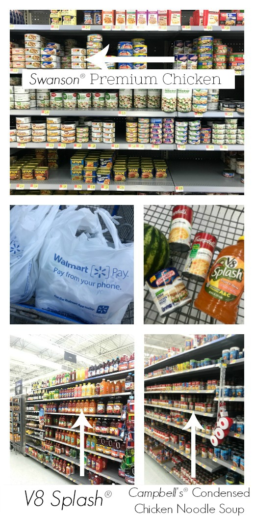 shopping at walmart