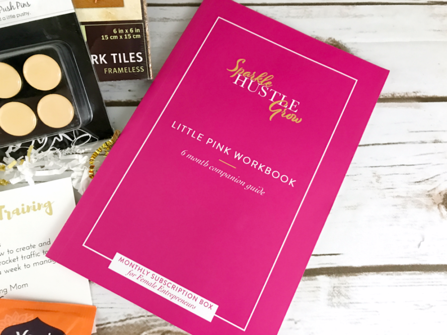 Subscription boxes items Sparkle Hustle Grow June