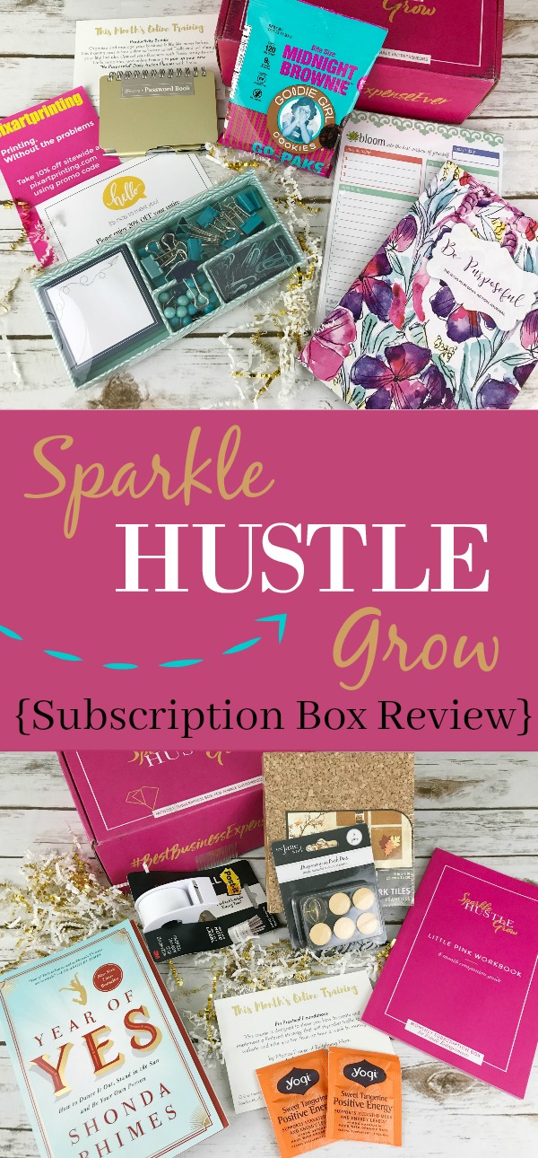 sparkle hustle grow spring subscription boxes review